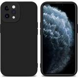Cadorabo FLUID BLACK Case for Apple iPhone 11 PRO MAX Protective Cover made of flexible TPU Etui silicone Black