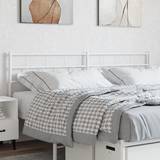 Metall Sänggavlar vidaXL white, 180 Metal Tall Bed Headboard