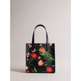 Svarta Väskor Ted Baker FLUECON Icon Small Black Floral Print Bag