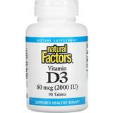 Natural Factors Vitaminer & Mineraler Natural Factors Vitamin D3 2000 IU, Supports Healthy