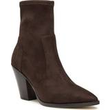 Michael Kors Kängor & Boots Michael Kors MK Dover Faux Suede Ankle Boot Chocolate