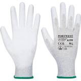 XXS Arbetshandskar Portwest Antistatisk PU handflata handske, färg: Grå/vit, XXL, A199GRRXXL