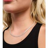 Halsband Accessorize sterling silver plated tennis necklace