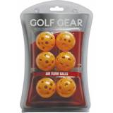 GolfGear Golf GolfGear Practice Ball Airflow 6-pack orange