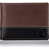 Timberland Plånböcker & Nyckelhållare Timberland Men's Leather Passcase Trifold Wallet Hybrid, Brown/Black, One