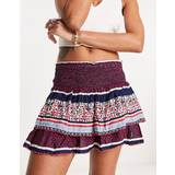 Superdry Dam Kjolar Superdry Vintage Tiered Mini Skirt