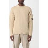 C.P. Company Herr - Stickad tröjor C.P. Company Wool-blend sweater beige