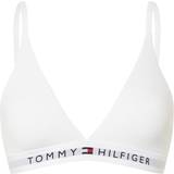 Tommy Hilfiger BH:ar Tommy Hilfiger Unlined Logo Underband Triangle Bra WHITE