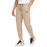 Beige - Fleece Byxor & Shorts Nike Sportswear Tech Fleece Joggers Men's - Khaki/Black