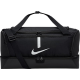 Herr - Svarta Duffelväskor & Sportväskor Nike Academy Team Hardcase Football Duffel Bag Medium - Black/Black/White