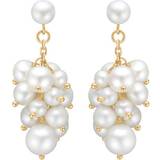 Mads Z Coco Earrings - Gold/Pearl