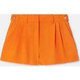 Stella McCartney Byxor & Shorts Stella McCartney High-rise shorts orange
