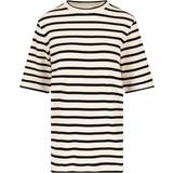 Jil Sander Dam Kläder Jil Sander Striped T-Shirt Cream