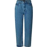 Lexington Byxor & Shorts Lexington Byxor ashlynn high-rise tapered-leg jeans blå