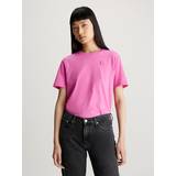 Calvin Klein Dam - Rosa T-shirts Calvin Klein Cotton Badge T-shirt Pink