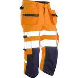 Jobman Arbetskläder & Utrustning Jobman 2217 Piratbyxa orange/marinblå varsel