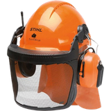 Orange Arbetskläder & Utrustning Stihl G3000 with FM Radio Forest Helmet