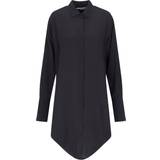 Omlott Blusar Victoria Beckham Silk Shirt Black