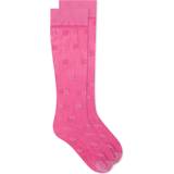 Ganni Dam Underkläder Ganni Women's Butterfly Lace Socks Shocking Pink
