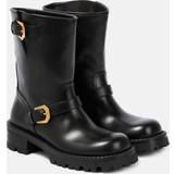 Versace Ankelboots Versace Leather ankle boots black