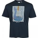 Ben Sherman Herr T-shirts Ben Sherman Plus Plectrum Art T-Shirt Navy 3XL, Colour: Dar