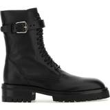 Ann Demeulemeester Skor Ann Demeulemeester Black Leather Ankle Boots Black
