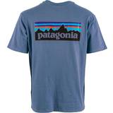 Patagonia T-shirts & Linnen Patagonia P6 Logo Men's Responsibili Tee Utility Blue