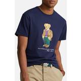 Polo Ralph Lauren Jersey Överdelar Polo Ralph Lauren Printed Heritage Bear T-Shirt Cruise Navy