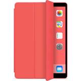 Röda Skal & Fodral Läderfodral ställ iPad 9.7 2017/2018, röd
