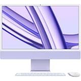 Apple Bildskärm Stationära datorer Apple iMac M3 8C 10C GPU 8GB 2TB 24" Purple