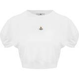 Vivienne Westwood Bomberjackor Kläder Vivienne Westwood Cotton Logo Cropped T-shirt