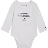 Tommy Hilfiger Bodys Tommy Hilfiger Bebis Th Logo Langærmet Body White-80