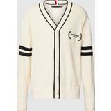 Tommy Hilfiger Herr Koftor Tommy Hilfiger Monotype Tipped Cardigan CALICO