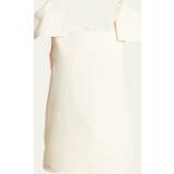 Chloé Dam T-shirts & Linnen Chloé Bow-strap tank top White 100% Linen White