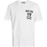 Moschino Parkasar Kläder Moschino Small Teddy Mesh Jersey T-shirt - White