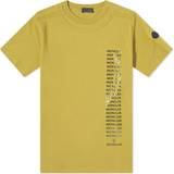 Moncler Gröna - L Överdelar Moncler Men's Repeat Logo T-Shirt Olive Olive