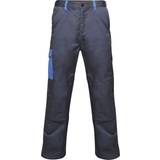 Regatta Arbetskläder & Utrustning Regatta Mens Contrast Cargo Work Trousers 28S Navy/ New Royal Blue