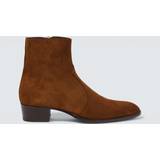 Saint Laurent Kängor & Boots Saint Laurent Wyatt suede ankle boots brown