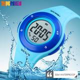 Skmei Herr Klockor Skmei Kinderuhr Mode Cartoon LED Sport Wasserdicht Chronograph Digital Armbanduhren