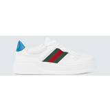 Gucci Skor Gucci Leather sneakers with Web white