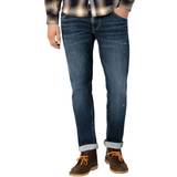 Transparent Jeans Timezone Slim Scotttz jeans för män, Klar mörkblå tvätt, x 32L