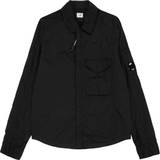 C.P. Company Badshorts Kläder C.P. Company Chrome-R zipped overshirt black