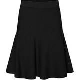 Dam - Normal midja Kjolar Vero Moda Nancy Knit Skirt - Black