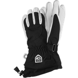 Polyester Accessoarer Hestra Heli Female 5-finger Ski Gloves - Black/Off-White