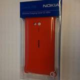 Microsoft Silikoner Mobiltillbehör Microsoft Nokia cover cc-3064 lumia 720 wirelless carging cover induktives ladecover rot 6.9 cm