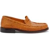 Marni Skor Marni Orange Basket-Woven Loafers 00R31 Light Orange IT