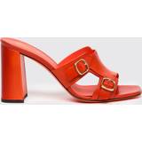 Santoni Tofflor & Sandaler Santoni Heeled Sandals Woman colour Orange Orange 35Â½