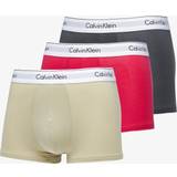 Calvin Klein Herr - Röda Kalsonger Calvin Klein Pack Trunks Modern Cotton Multi