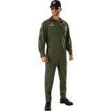 Top Gun - Uniformer & Yrken Maskeradkläder Rubies Top Gun Men's Jumpsuit Costume