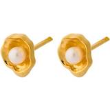 Pernille Corydon Hidden Earsticks - Gold/Pearls